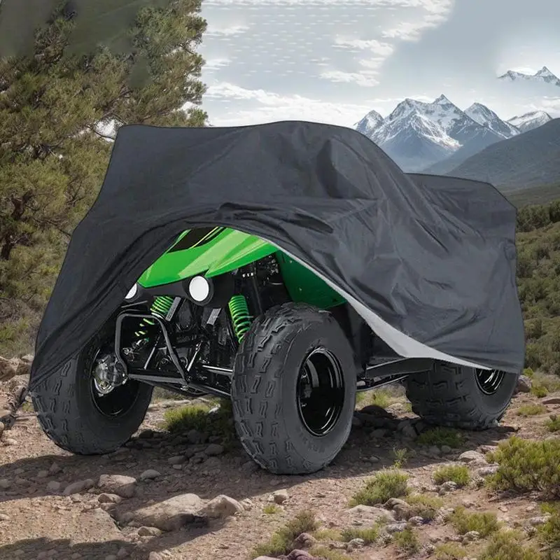 For For ATVs Anti-UV Car Cover Waterproof UV Resistant Atv Cover Car Cover Anti-Static Sturdy Vehicle Covers Quad Cover For ATVs