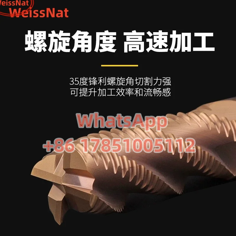 Wave Edge Rough Skin Milling Cutter 55° Nano antique copper