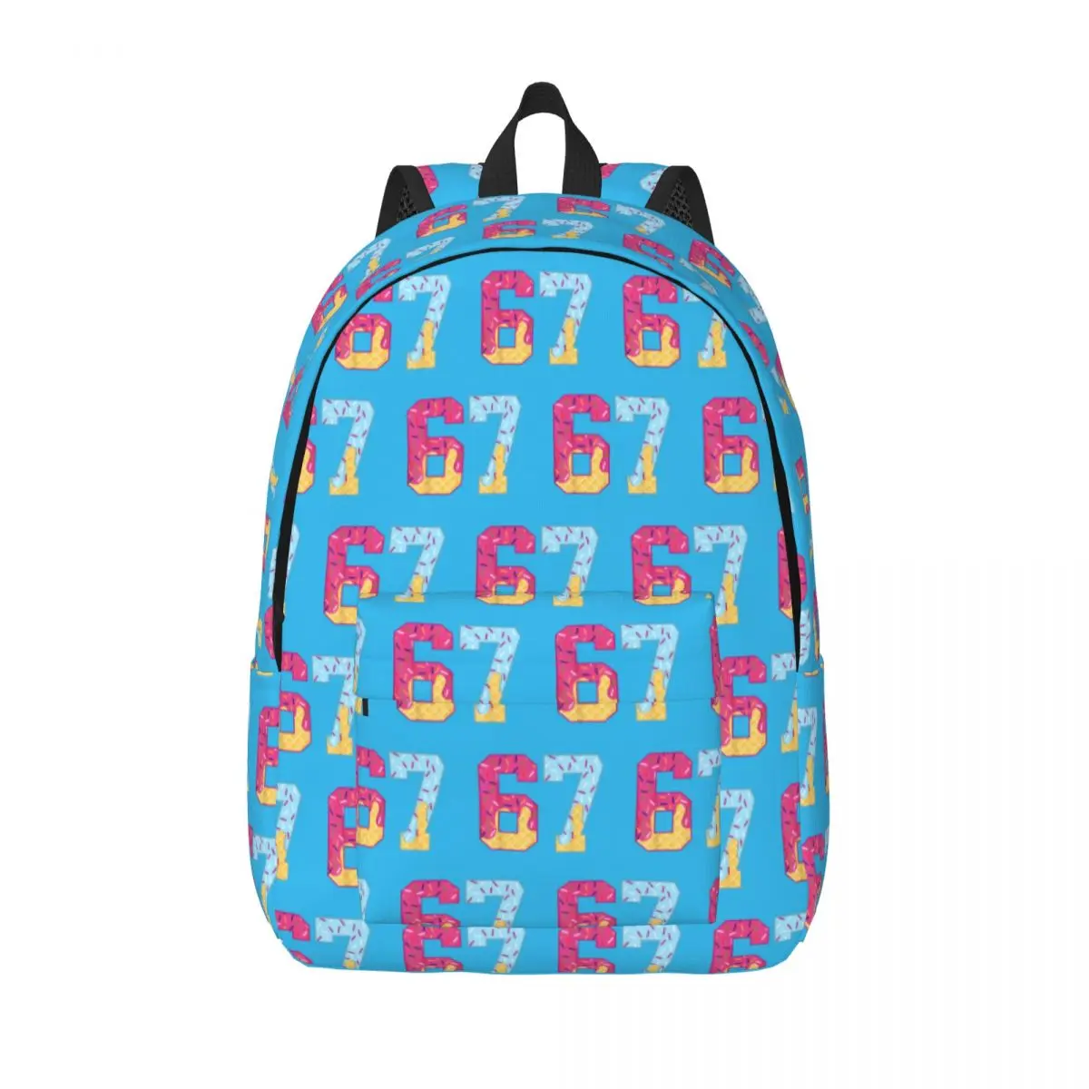 67 Ice Cream Drip Meme Six Seven Cool mochila al aire libre estudiante de negocios Gen Alpha Slang mochila para hombres mujeres bolsas de lona para ordenador portátil
