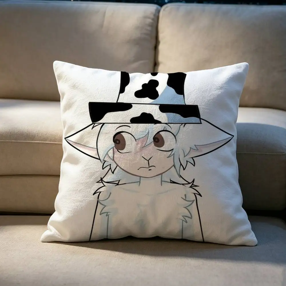 Slendytubbies 3 Guardian Double-sided printed pillow cover Solid color minimalist pillowcase, fits all bedroom styles