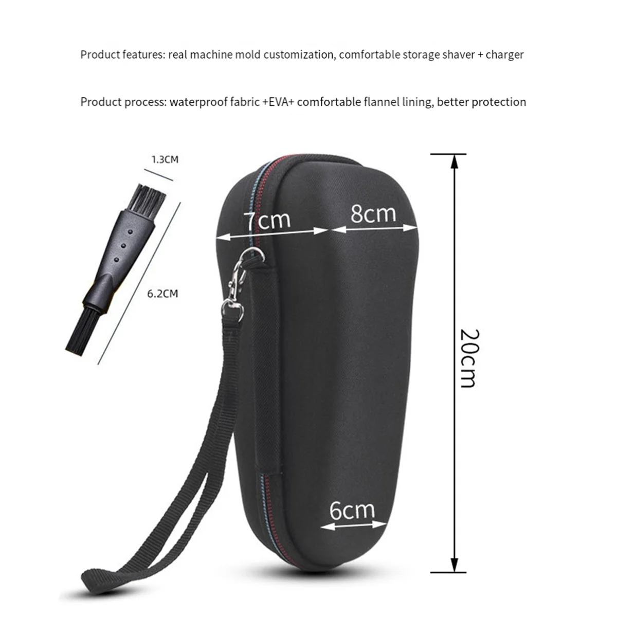 하드 EVA 면도기 보관 가방, 필립스 S5535 S5351 여행 운반 케이스, 전기 면도기용