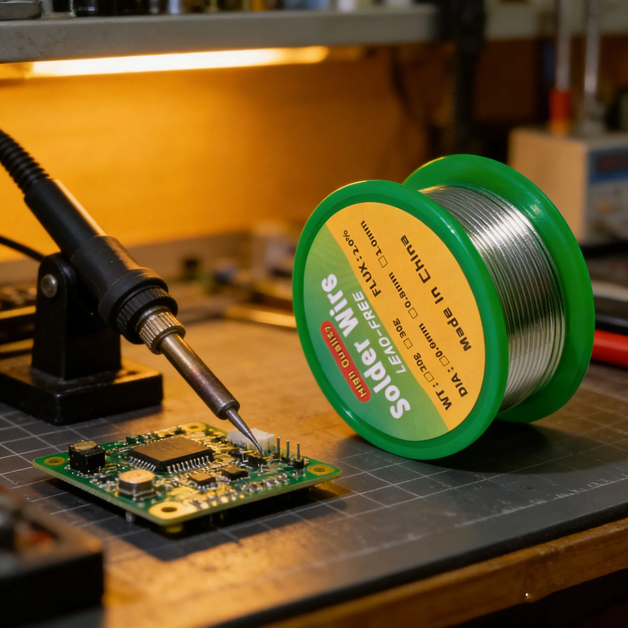 Lead Free Rosin Core No-clean High Purity Solder Wire Tin Degrees Solder Wire for Electronic Repair Sn99.3 Cu0.7