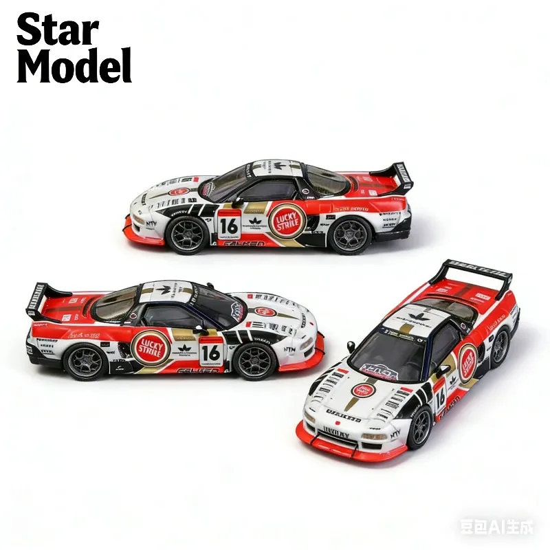 

Модель Star Model 1:64 Honda NSX Widebody NA1, статическая модель автомобиля из сплава, коллекционный предмет, игрушка для мальчиков, подарок на праздник, украшение для дома.