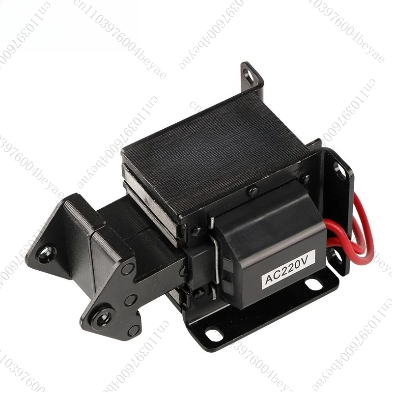 1PC SA4502 AC 220V 30mm Stroke 6Kg Force Solenoid Tractive Electromagnet