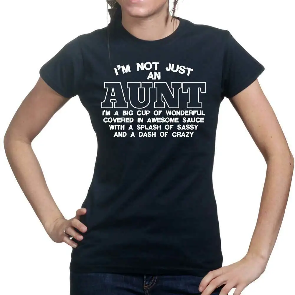 

Not Just an Aunt Awesome Gift Present Mothers Day Ladies T shirt Tee T-shirt Top