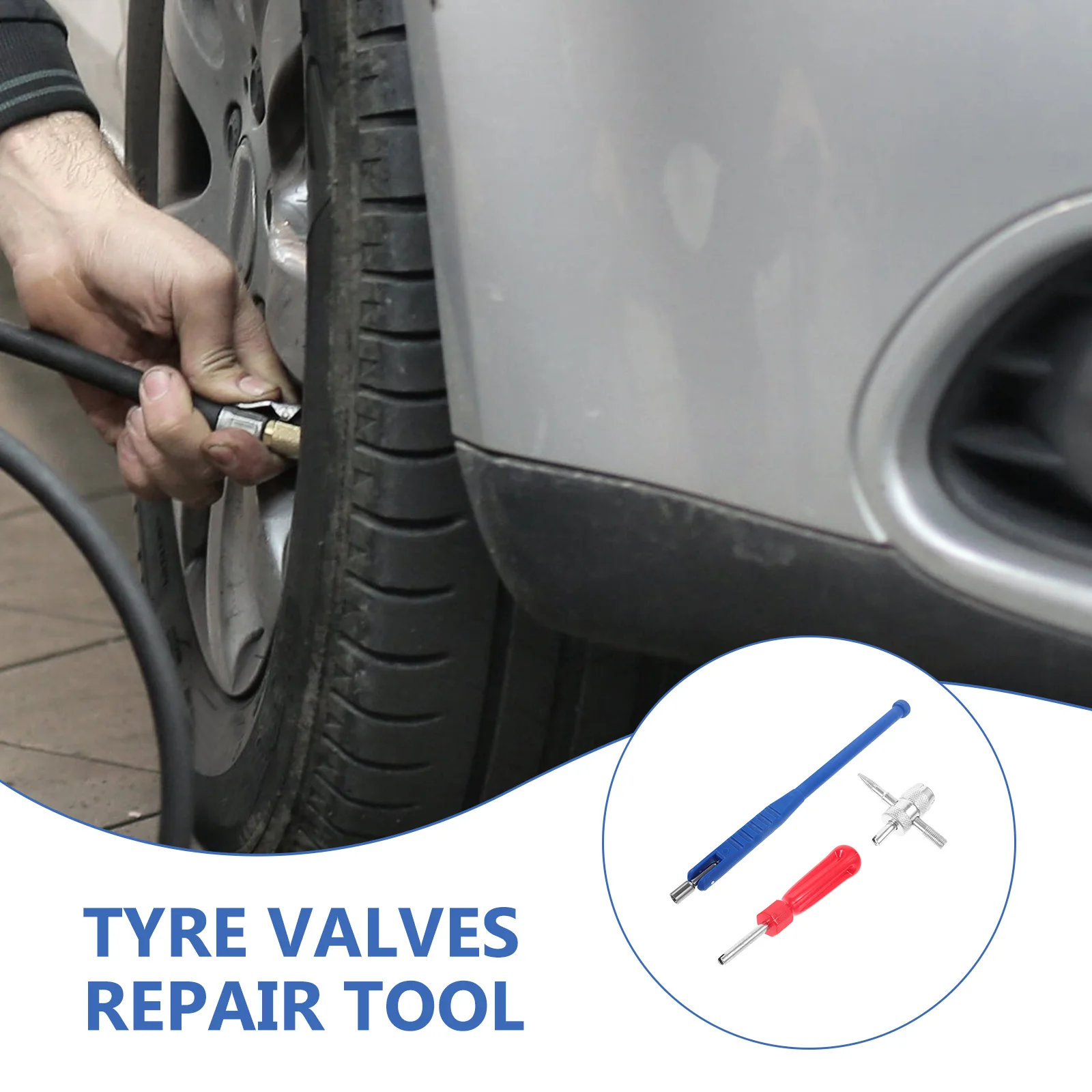 

1Set Valve Stem Puller Set Reusable Tire Valve Remover with Comfort Grip for Efficient Tyre Maintenance Professional DIY Use
