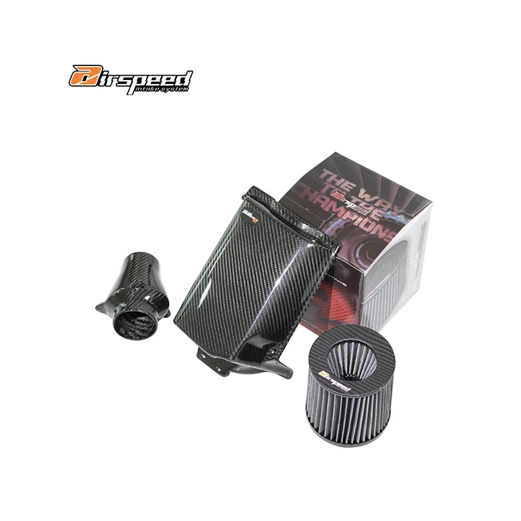 Airspeed Brand Real Car Data Development 100% Dry Carbon Fiber Cold Air Intake System For BENZ E 2.0T(M274)