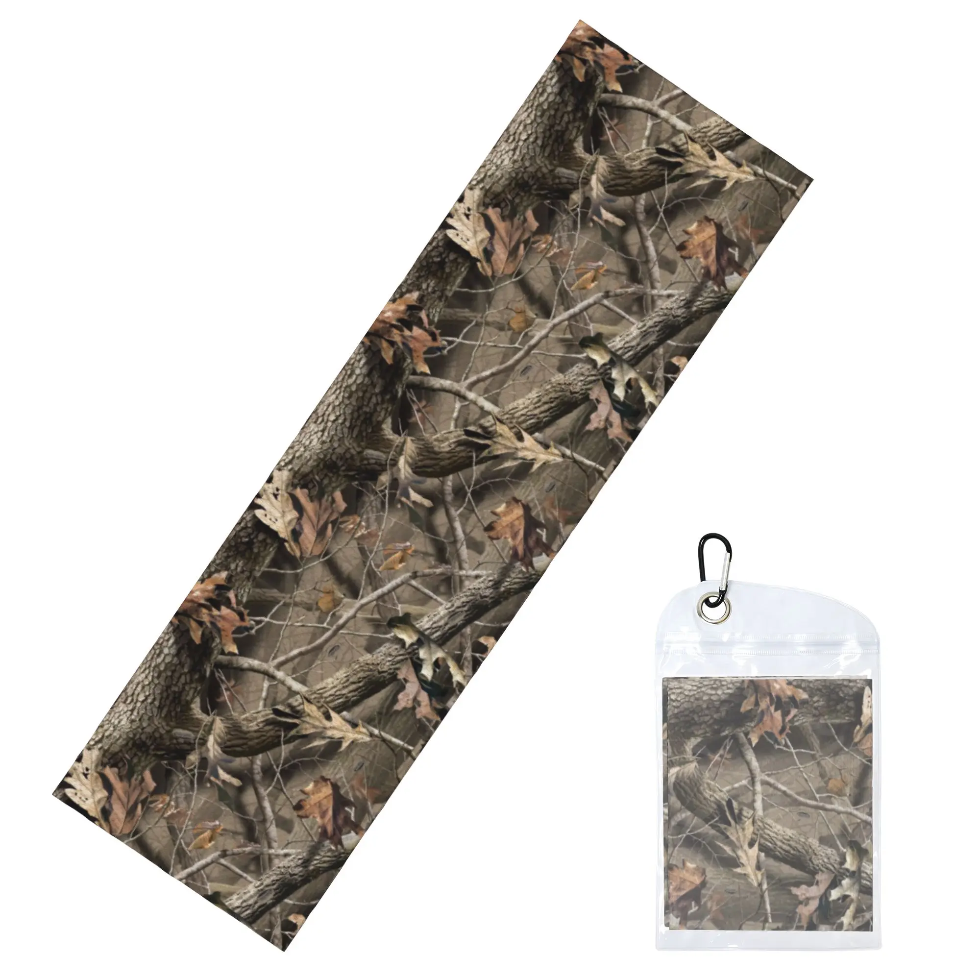 Real Tree Camouflage Cold Exercise Towel  Gothic Hip Hop Super Soft Breathable Instant Cooling Towel  Beach Towels