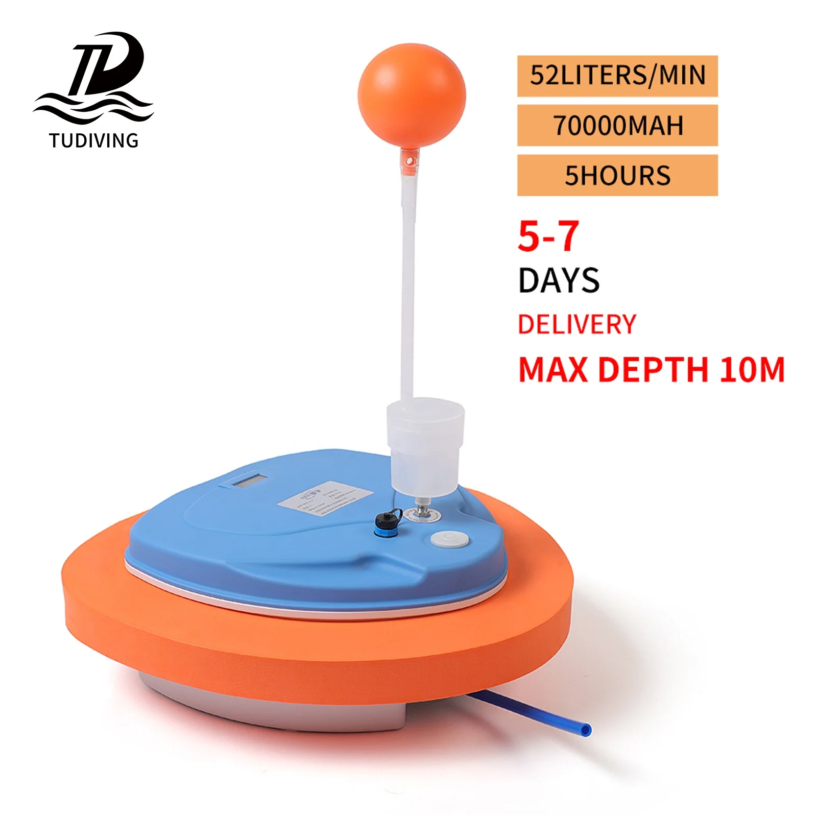 

5Hours Wholesale Z500 5Hours Portable Outdoor Water Sport Underwater10M Diving Equipment Mobile Ventilator