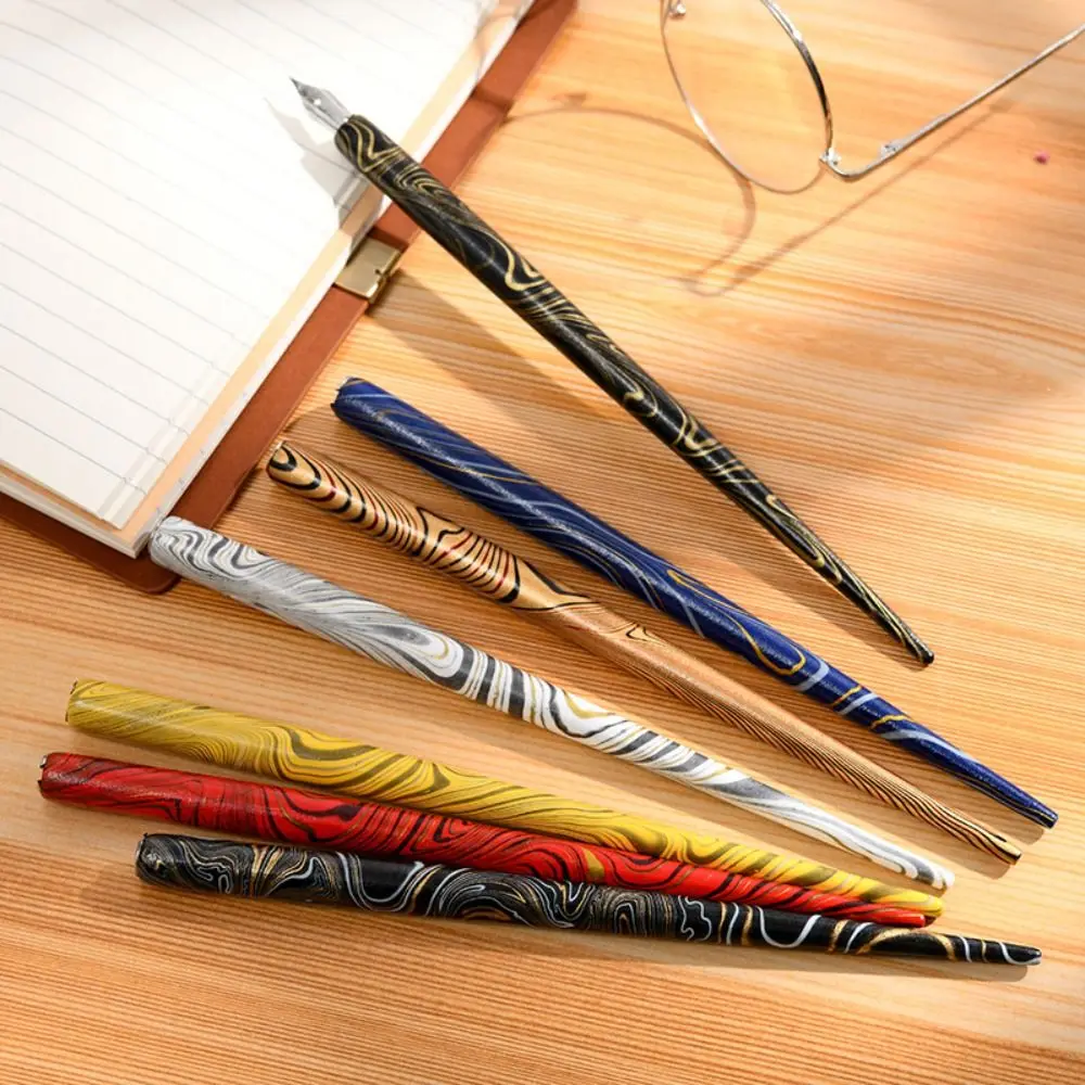 Portable Stainless Steel Tip Dip Pen Kit With Holder Comic Dip Pen Signature Pen Students