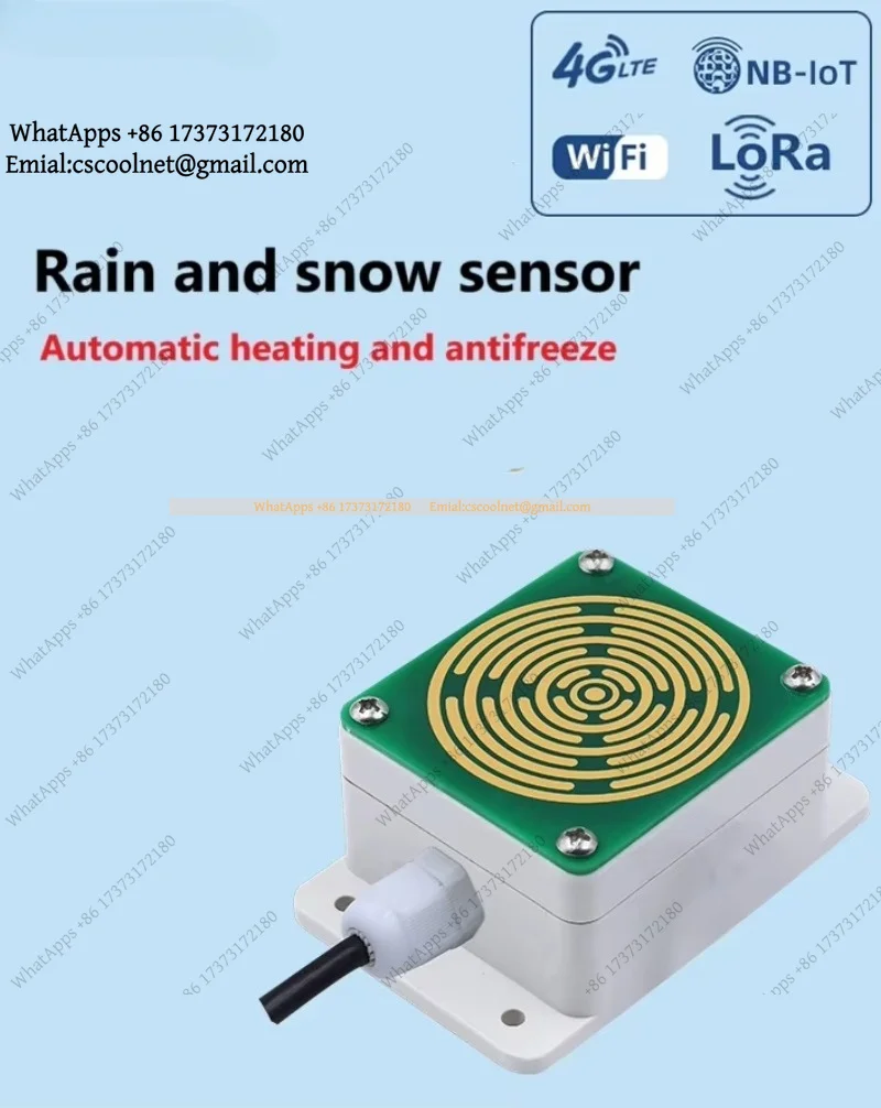 k3 Rain and Snow Sensor Transmitter Weather Induction Detection Heating Anti-icing IP65 Output RS485 0-2V 0-5V 0-10V 4-20mA