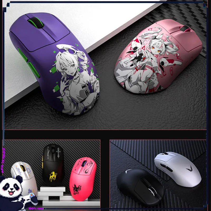 Vk M5 Pro Tri-Mode Game Mouse Paw3950 8k Lightweight Fps Esports Accessories Valorant Apex Csgo Smart Display Receiver Pc Gifts