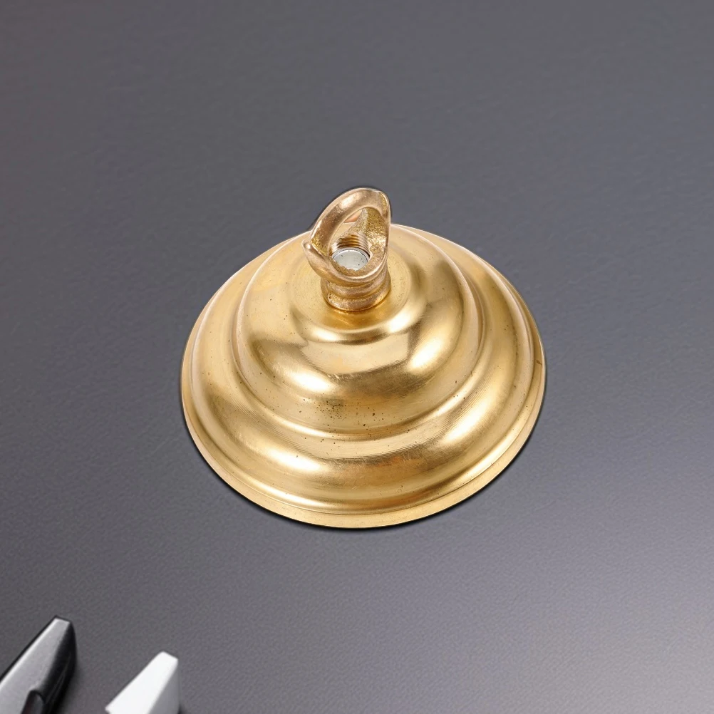 

1 set Copper Lighting Accessories Robust Material Versatile Design Ceiling Light Canopy Plate Lamp Base Fixture Part canopy