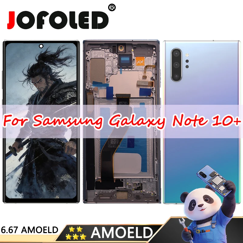 New AMOLED Display For Samsung Galaxy Note10+ LCD Screen SM-N976F For Samsung Note10+ 5G Note10 Plus LCD Display SM-N975F Screen