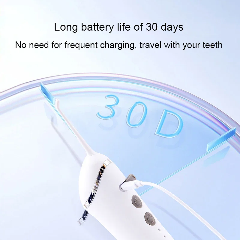 Xiaomi Powerful Dental Water Jet Flosser Electric Oral Irrigator 3 Modes Mouthwash Mouth Washing Machine for Teeth Cleaning Tool