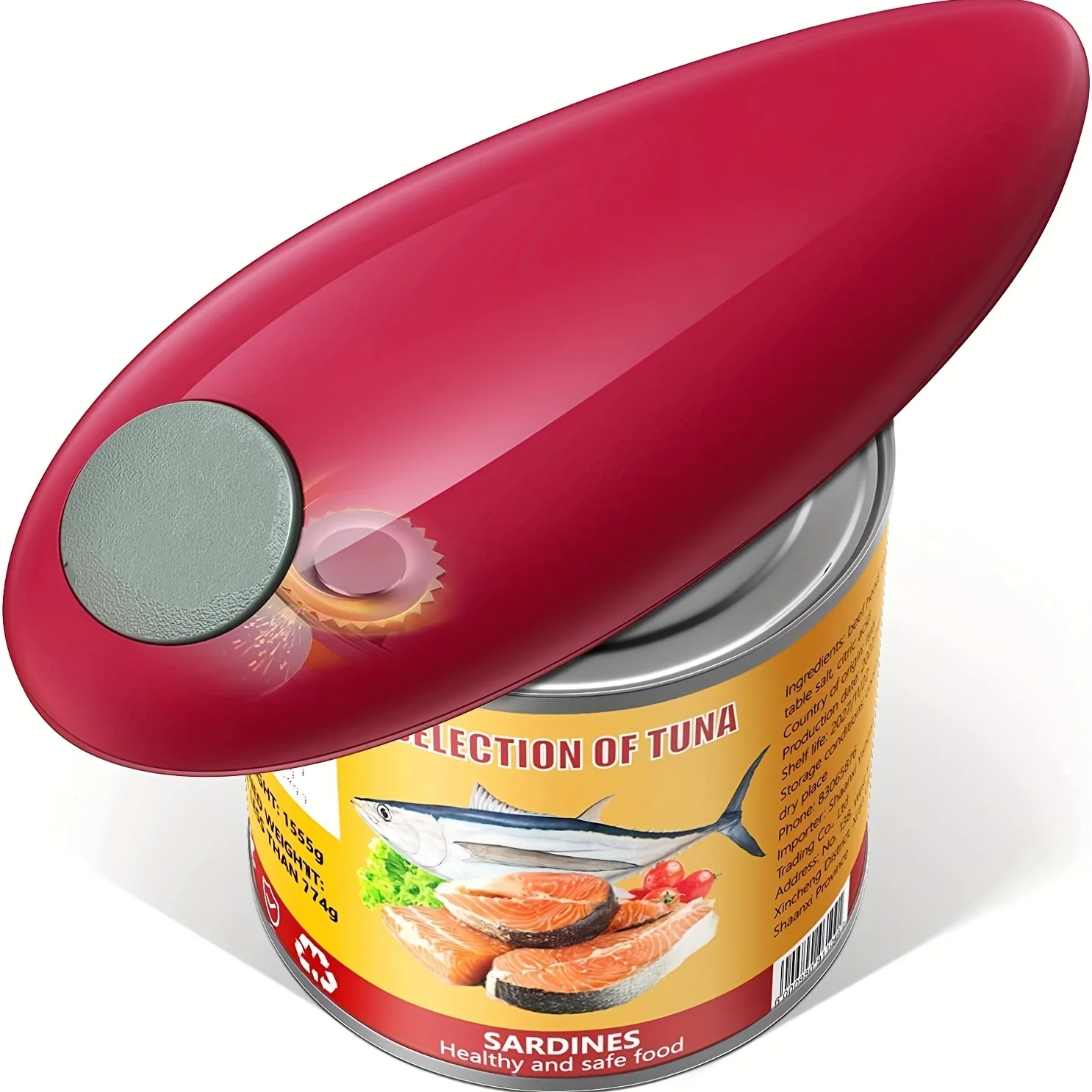 1pc Smooth Edge  Can Opener For Easy Opening And Arthritis Relief - Perfect For Kitchen And Camping