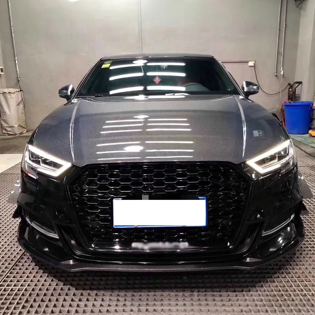 Factory Direct Sale OEM Style Carbon Fiber Engine Hood Car Bonnet For Audi A3 S3 RS3