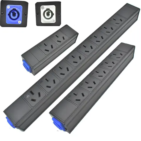 PDU güç şeritleri Schuko Powerlink kutusu NAC3MPA NAC3MPB giriş/çıkış 3P havacılık soket 1-16 AC çıkış 16A AU/çin soket