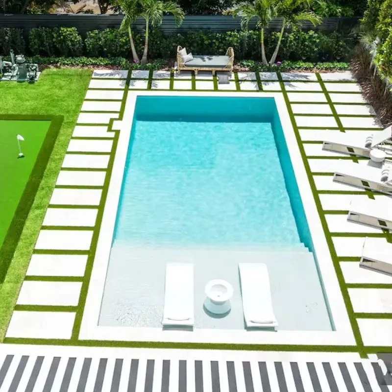 Customized Outdoor Large Big Size Fiberglass Frp Fiberglass Swim Spa Pool Formwork House Inground Modular Swimming Pools