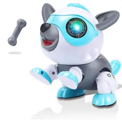 Mechanical Dog Intelligent Voice Control Pet Dog Multifunctional Touch Sensor Electronic Robot Dog Model Assembly Toy