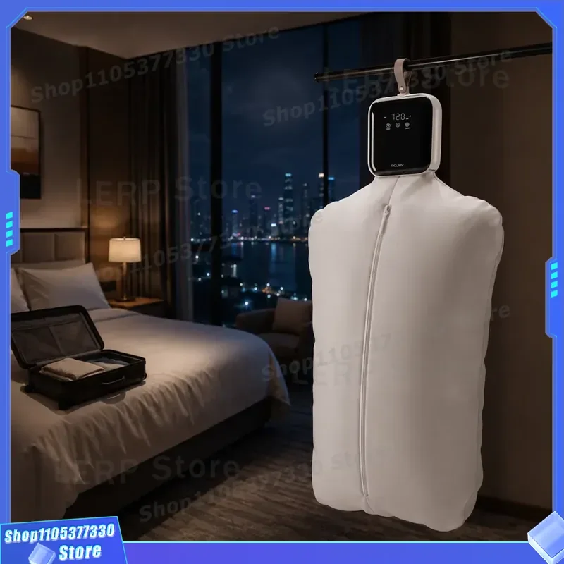 400W Portable Electric Clothes Dryer Foldable Mini Garment Steamer with 720 Min Timer Auto Shut Off for Home Travel Dorm Use