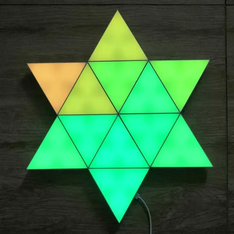 Nanoleaf Light Panels Triangle APP Control LED gamer Wall Lamps Smart DIY Geometric Modula Lights Quantum Lamp Gaming Room Decor