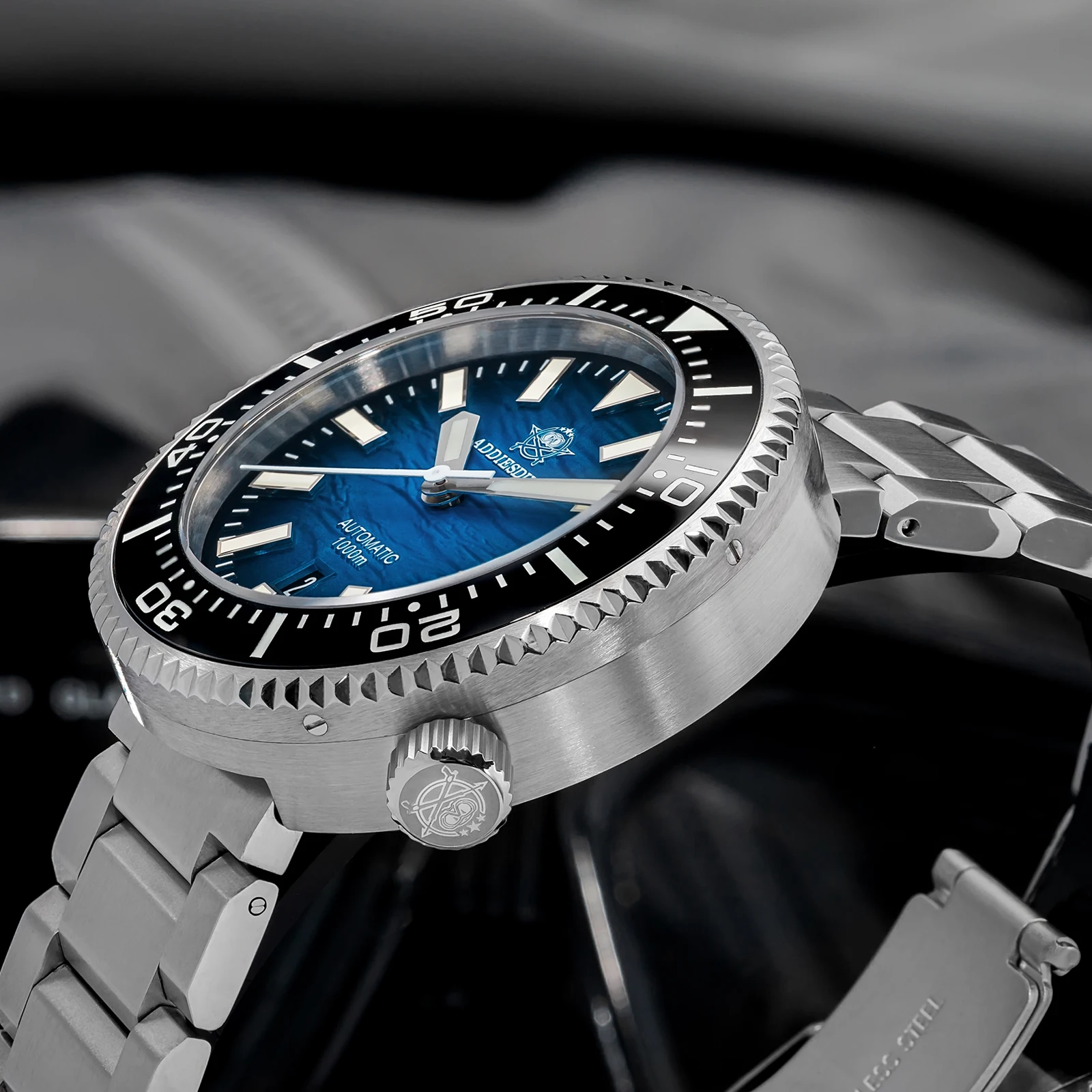 ADDIESDIVE High Quality 100Bar Diving Men's Automatic Mechanical Watches Sapphire Glass reloj hombre Luxury luminous Wrist watch