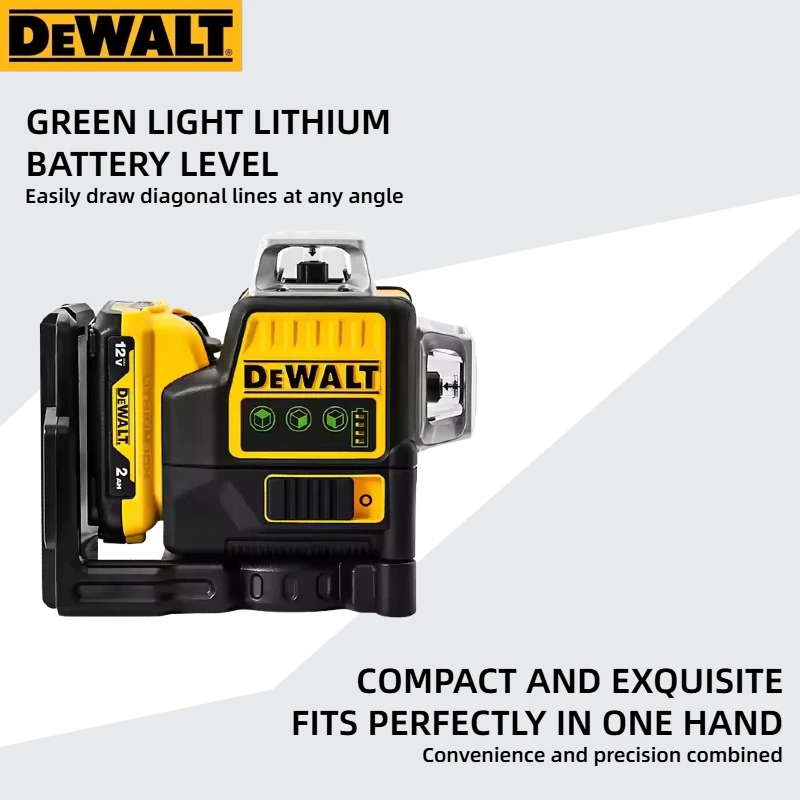 Dewalt DW089LG 3 Sides*360 Degree Vertical Lines Laser Level Horizontal