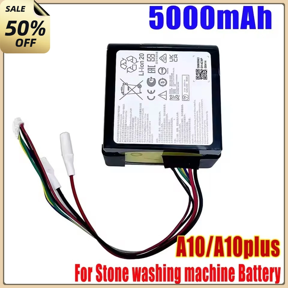 

Compatible with Stone A10/A10 Plus model floor cleaning machine rechargeable battery 21.6V 3600-5000mAh