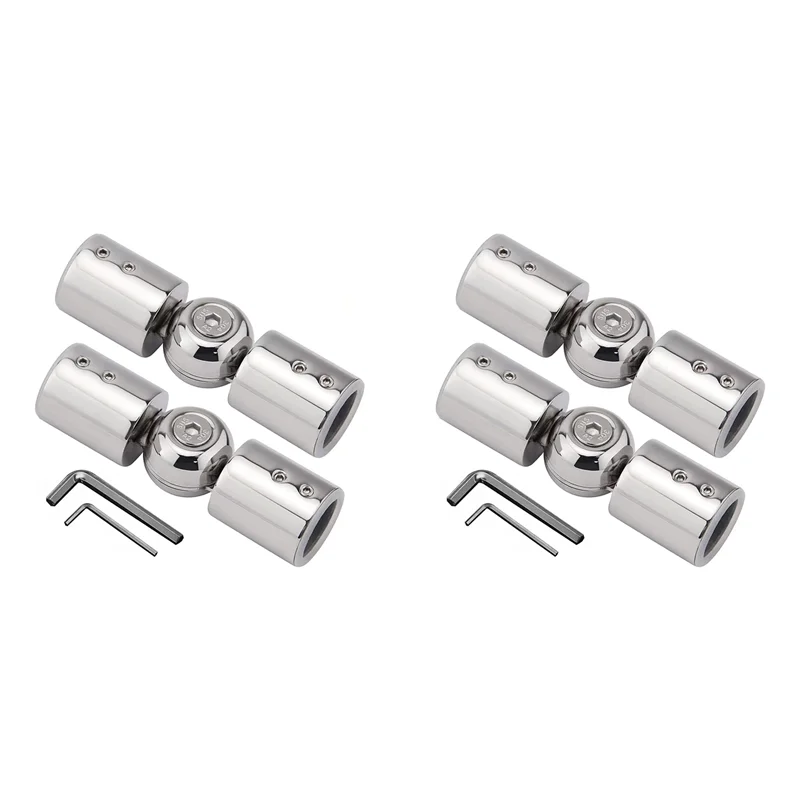 

SEWS-4PCS Угловой соединитель карнизов для карнизов, регулируемый угловой соединитель для карнизов для 1-дюймовых карнизов для эркера (серебристый)