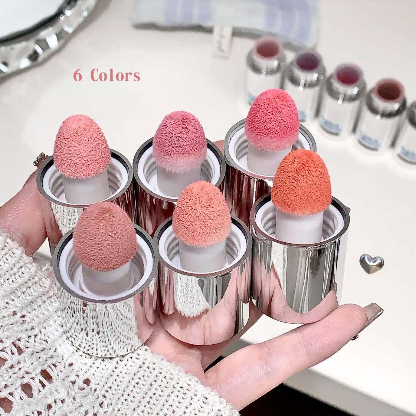 Kakashow Vitality Liquid Blush Moisturizing Water Light Long-lasting Makeup Easy to Smudge Liquid Rouge