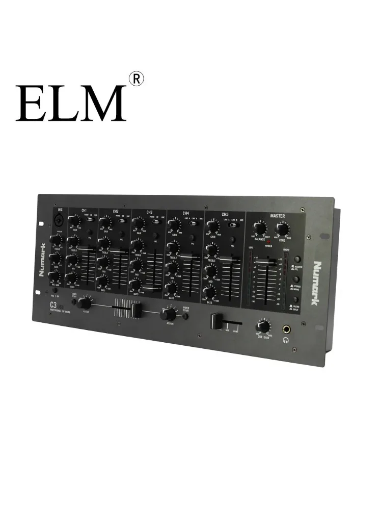 Hot sale Nu mark dj m ixer C3 USB sound console  professional  mix ing console for dj stage