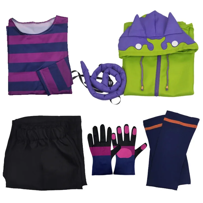Aa 2025 novo anime sk8 o infinito traje chinen miya sk oito cosplay festa de halloween cos roupas jaqueta cauda luvas ☆ ☆ ☆
