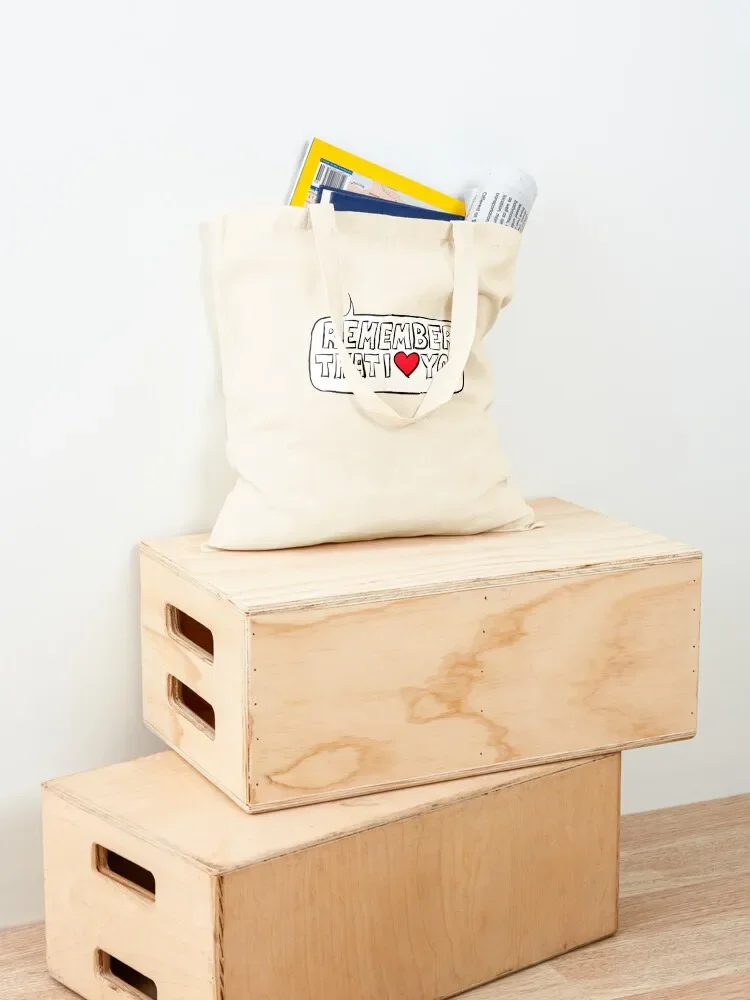 Kimya Dawson Remember That I Love You Tote Bag Custom bag Woman shopper bag canvas bags Women's beach bags