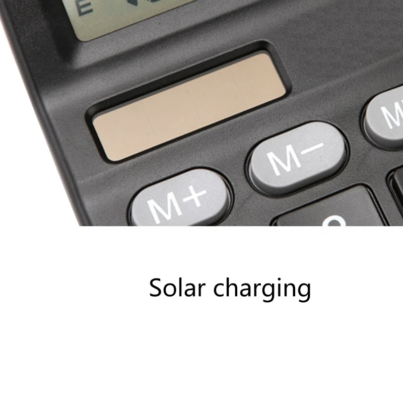 Battery +Solar Power Calculator Large Screen Financial Accounting Tools