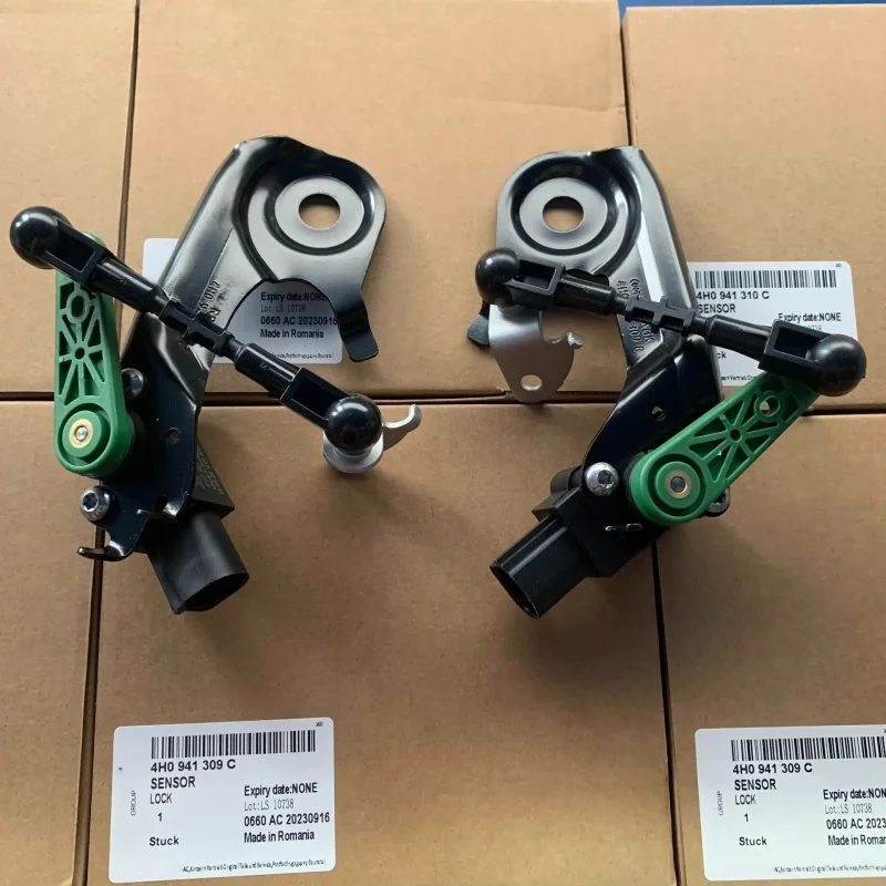 Genuine left and right rear vehicle height sensors 4H0941309C, 4H0941309B, 8R0941309B/E for Porsche Macan, Audi A6 RS6 RS7 A7 A8