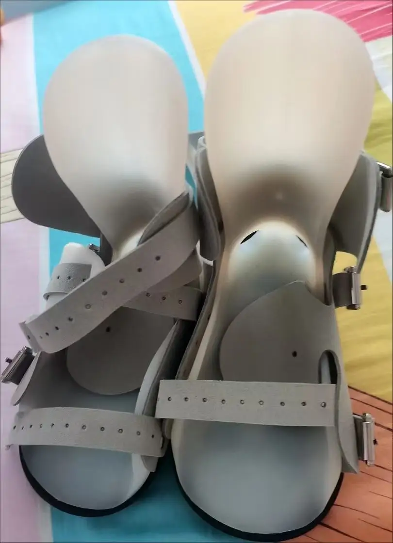 1Pair Club Foot Corrective Shoes Children Dennis Brown Shoes-Medical Children Adjustable Dennis Brown Shoes-No Shoe Rack