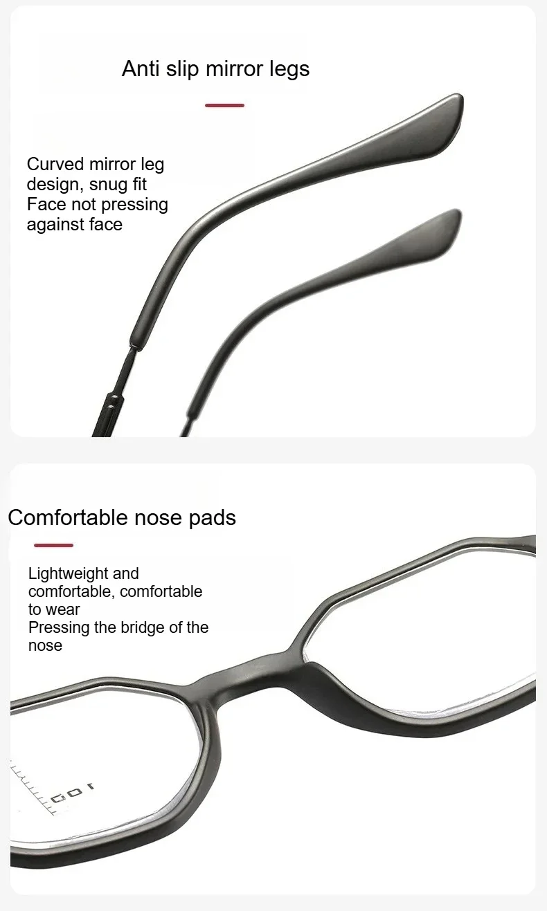 Multifokale Lesebrille +1,0 + 1,5 + 2,0 + 2,5 + 3,0 + 3,5 Anti-Blaulicht-Hyperopie-Brille Neutrale HD-Presbyopie-Brille – Detail 6