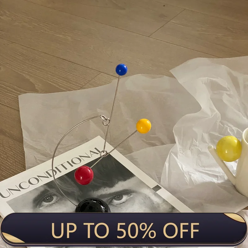 Desk Mobiles Calder Desk Balance Device Dynamic Sculpture Decoration Ins Niche Art Decoration