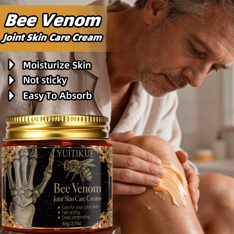 Crema para el cuidado de la piel de las articulaciones con veneno de abeja, penetración profunda de acción rápida, apta para todo tipo de piel 4