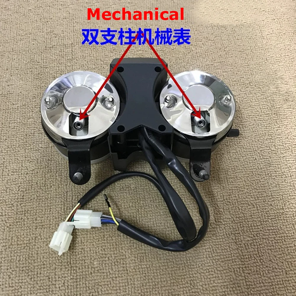 GN250 Speedometer Cafe Racer Tachometer Fuel Gauge 12V LED Instrument For Suzuki GN 250 WJ250