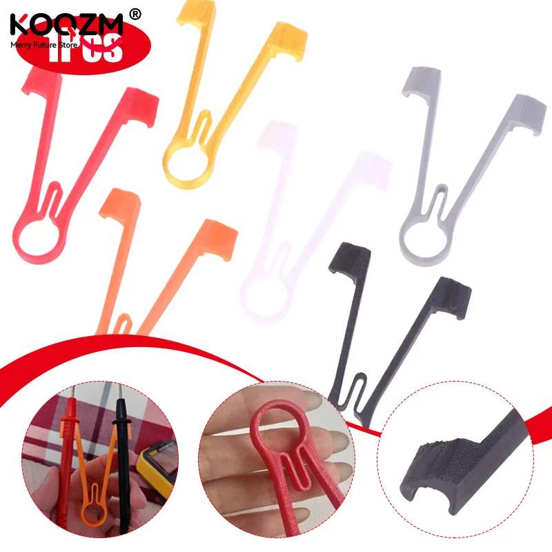1Pc Multimeter Probe Holder Test Meter Probes Clamping Tool Electrical Testing Power Supplies Ergonomic Repairing Accessories