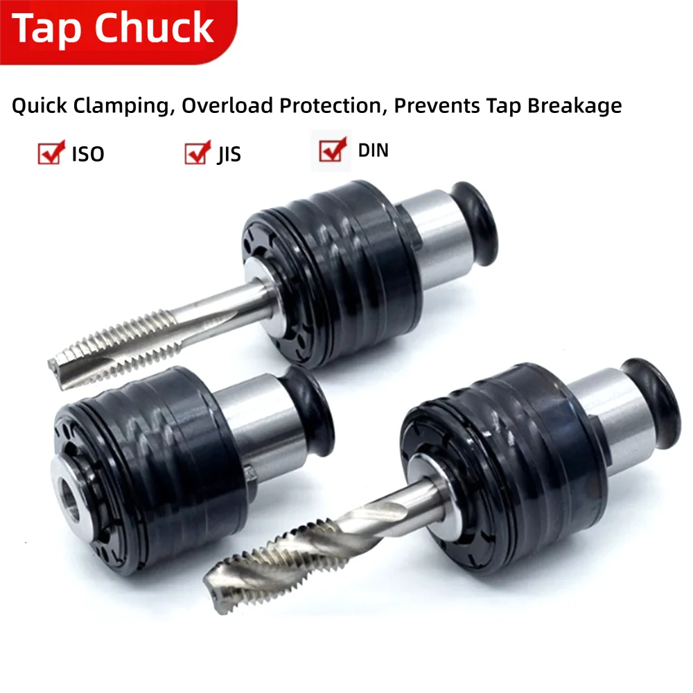 GT12 M2-16 Overload Protect Torque Tap Chuck ISO JIS DIN Collet CNC Accessories Milling Cutter Bench Drill Machine Clamp Parts