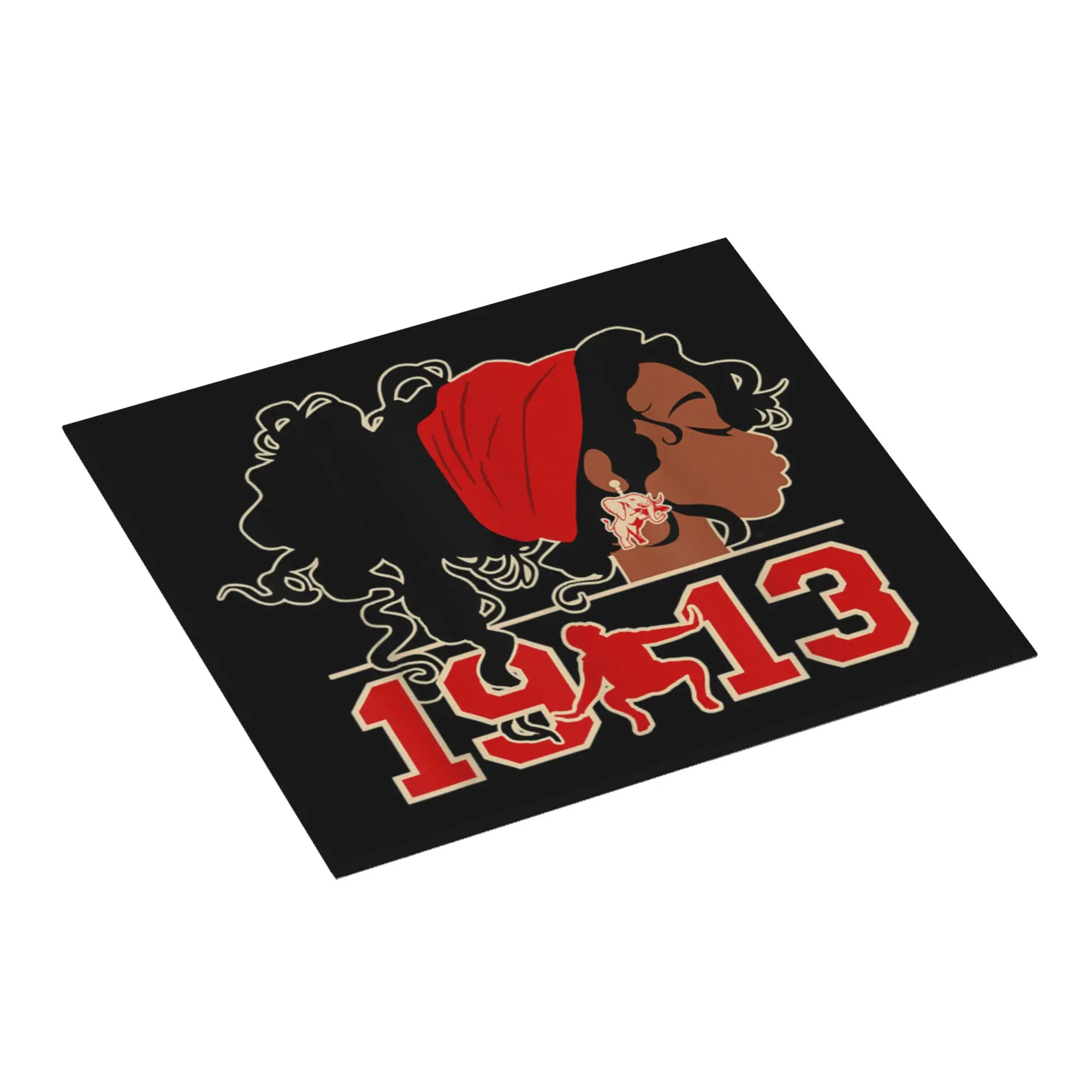 Delta Sigma Theta Sorority 1913 Non Slip Kitchen Counter Protector Mat Barware Tableware Reusable Drying Mat For Kitchen