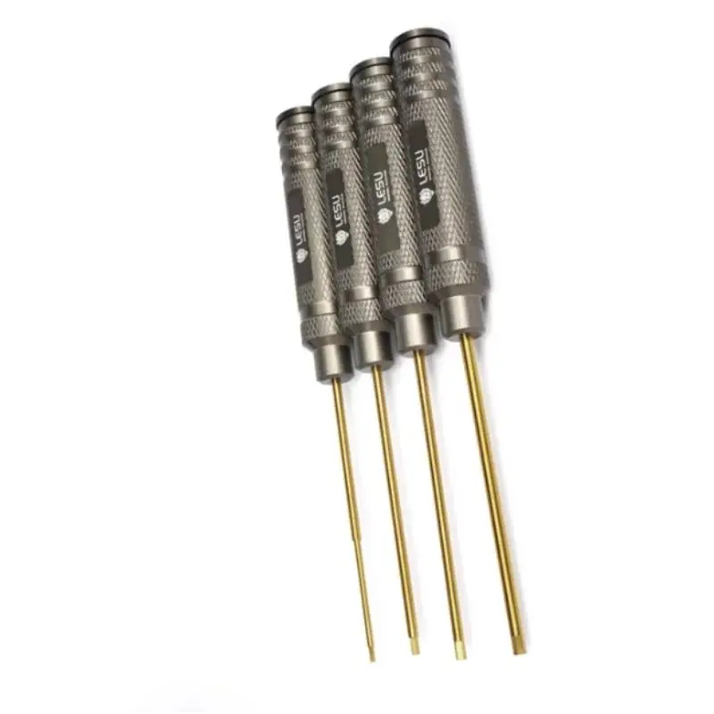 LESU 1.5 2.0 2.5 3.0MM Hexagonal Screwdriver Handle Removable Metal Tool Universal RC for Tamiya Truck Excavator Loader Model