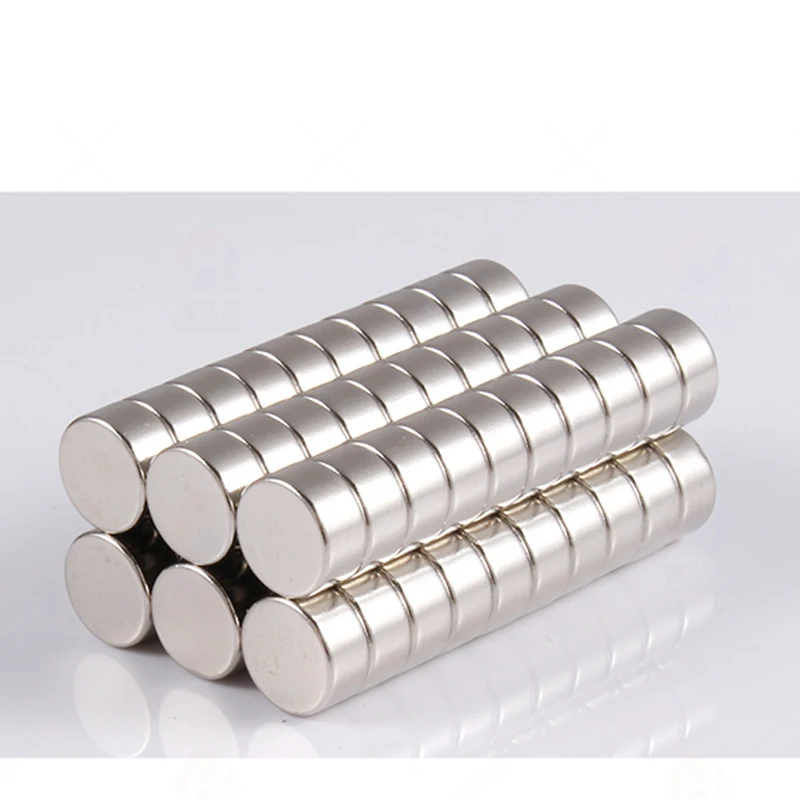 10x5mm Strong Magnet, Round Rare Earth Permanent Magnet N35-N52, High Strength Ndfeb Magnet, Magnet Material