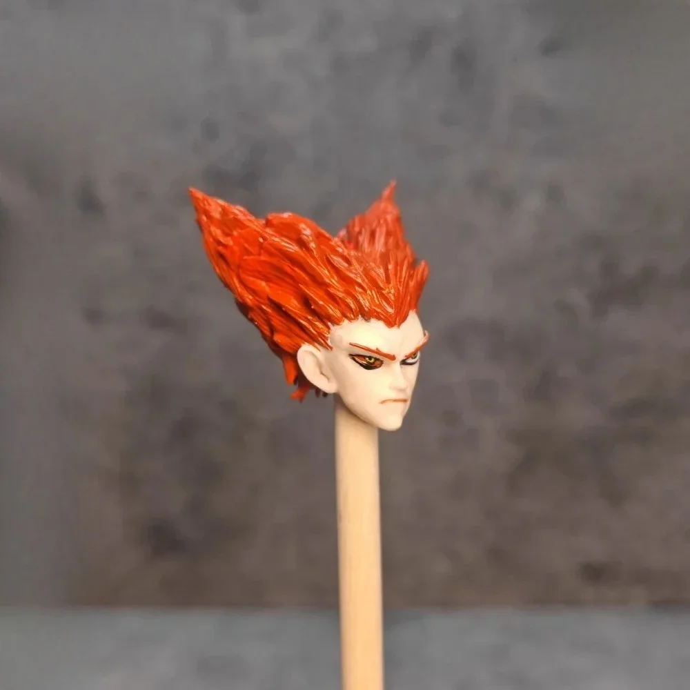 1/6 1/12 Maßstab Männlicher Kopf Skulptur Modell Comic-Charakter Garou Bemaltes Harz für 6''12" Actionfiguren Spielzeug Zubehör – Detail 1