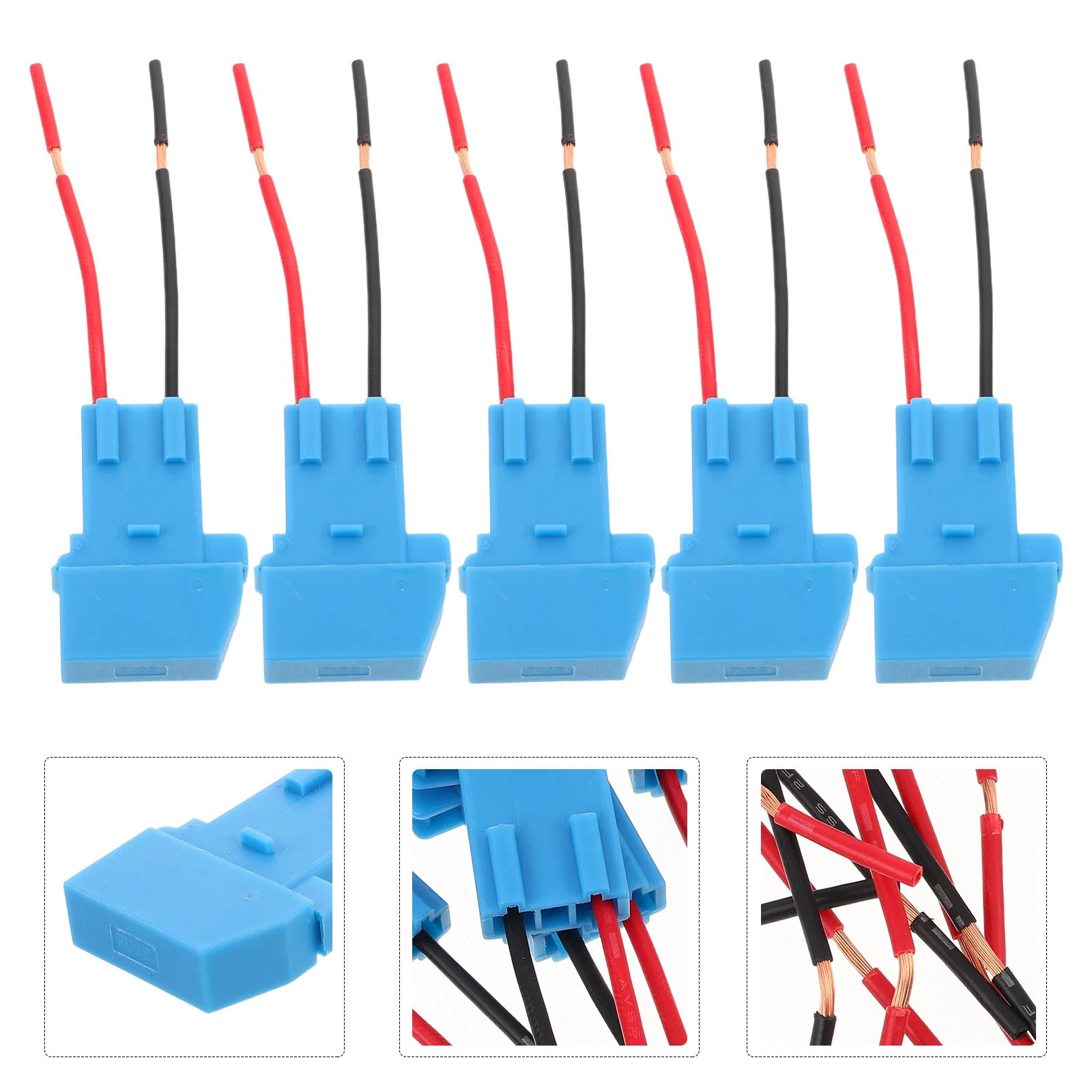 

5pcs Waterproof Inline Holder Mini Plug Adapter For Vehicle Electrical Protection Automotive Connector, Car Fuse Holder, Fuse