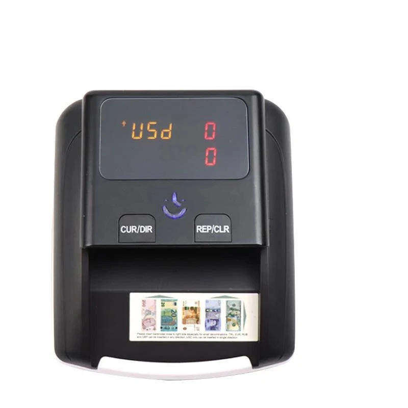 

Euro/Dollar Money Checker Portable Mini Hand-held Commercial Cash Money Banknote Detector UV/MG/IR Counterfeit Detector AL-130