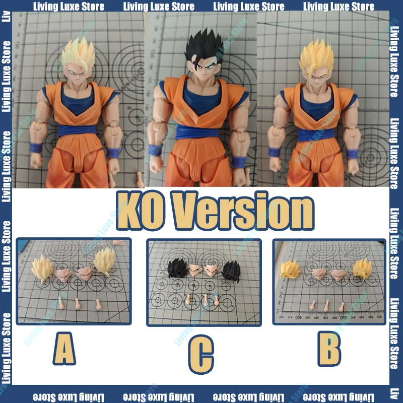 

KO Version HM006 Dragon Ball SHF Son Gohan Series Super Saiyan SSJ2 Son Gohan Accessory Pack 1/12 Action Figure Accessory Pack